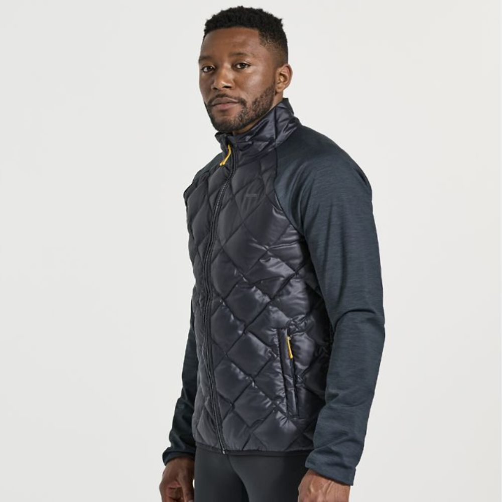 Saucony vitarun online jacket mens black