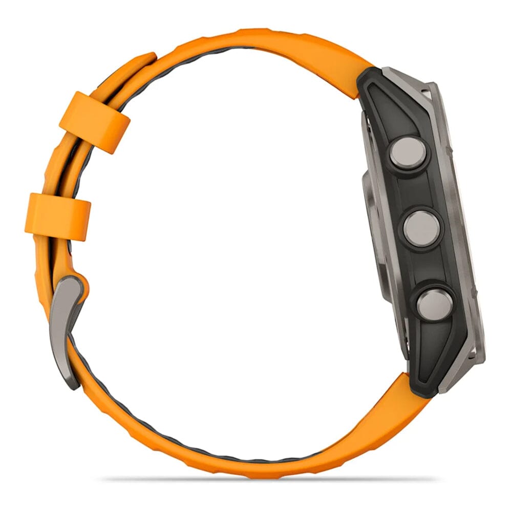 Garmin Fenix 8 - BlackToe Running#colour_sapphire-titanium-with-spark-orange-graphite-silicone-band