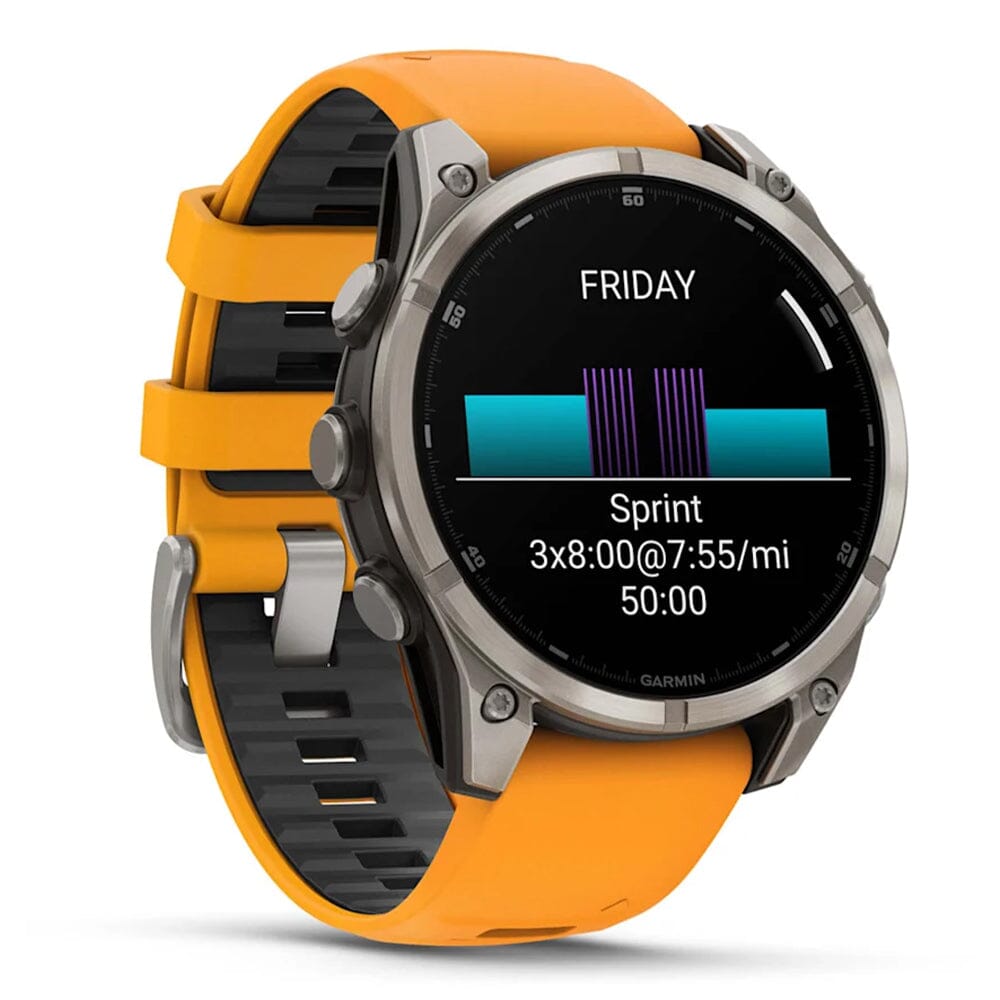 Garmin Fenix 8 - BlackToe Running#colour_sapphire-titanium-with-spark-orange-graphite-silicone-band