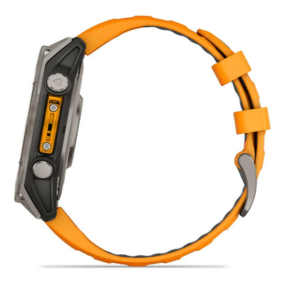 Garmin Fenix 8 - BlackToe Running#colour_sapphire-titanium-with-spark-orange-graphite-silicone-band