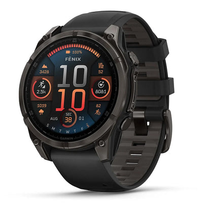 Garmin Fenix 8 - BlackToe Running#colour_sapphire-carbon-grey-titanium-with-black-pebble-grey-silicone-band