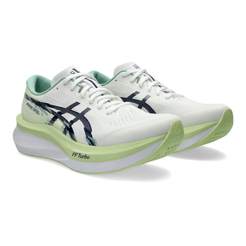 Asics Men's Magic Speed 4 - BlackToe Running#colour_white-blue-expanse