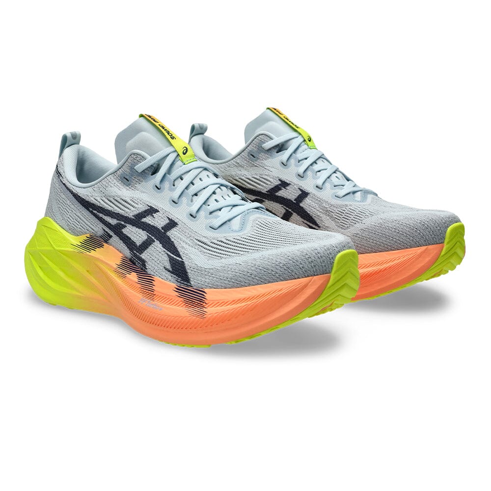 Asics Superblast 2 Paris - BlackToe Running#colour_cool-grey-safety-yellow