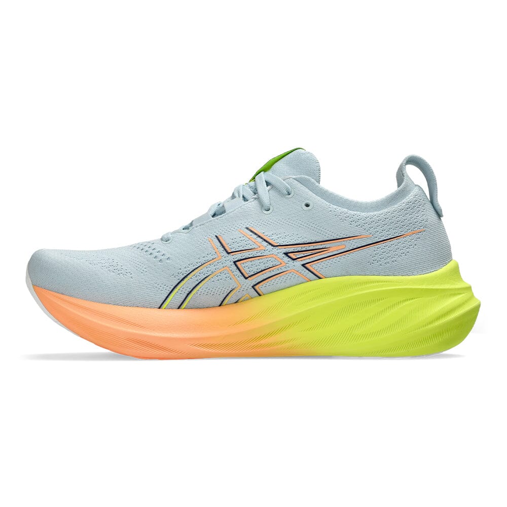 Asics Men's Gel-Nimbus 26 Paris - BlackToe Running#colour_cool-grey-safety-yellow