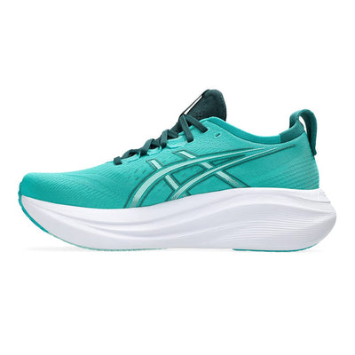 Asics Men's Gel-Nimbus 27 - BlackToe Running#colour_wave-teal-saxon-green