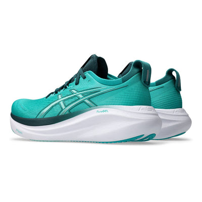 Asics Men's Gel-Nimbus 27 - BlackToe Running#colour_wave-teal-saxon-green