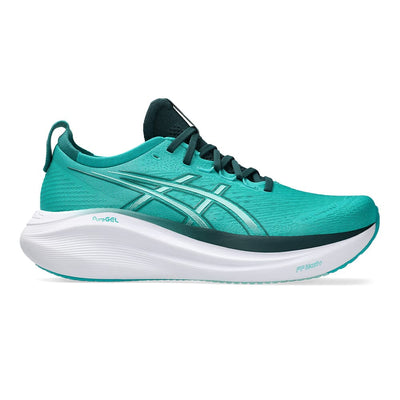 Asics Men's Gel-Nimbus 27 - BlackToe Running#colour_wave-teal-saxon-green