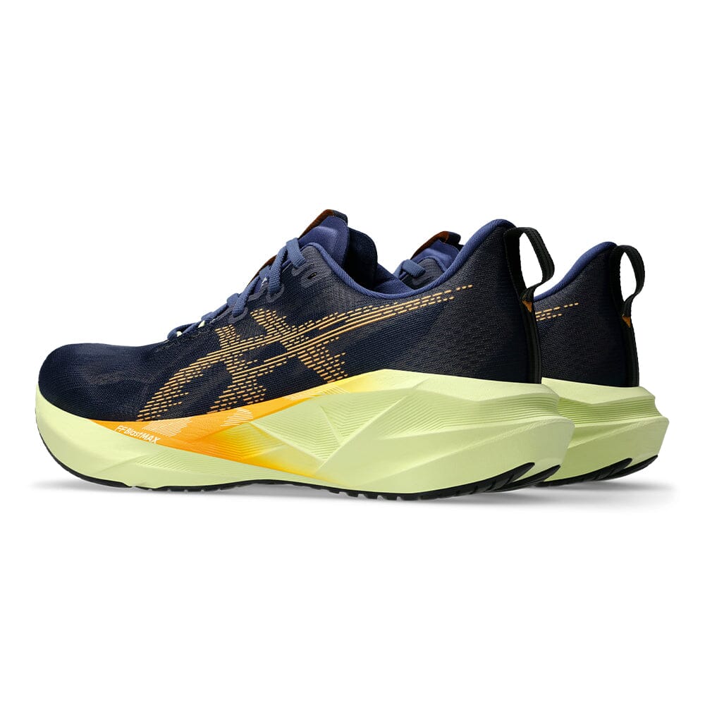 Asics Men's Novablast 5 - BlackToe Running#colour_indigo-blue-amber