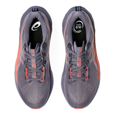 Asics Men's Novablast 5 - BlackToe Running#colour_greyish-purple-coral-reef