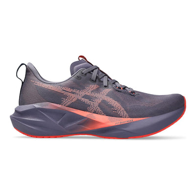 Asics Men's Novablast 5 - BlackToe Running#colour_greyish-purple-coral-reef