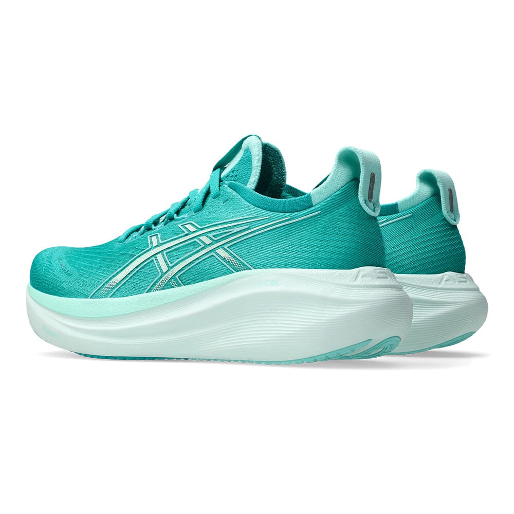 Asics Women's Gel-Nimbus 27 - BlackToe Running#colour_wave-teal-illuminate-mint