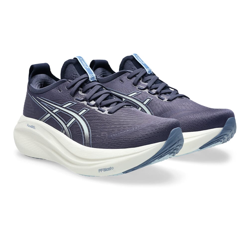 Asics Women's Gel-Nimbus 27 - BlackToe Running#colour_indigo-fog-cool-grey