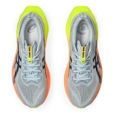 Asics Superblast 2 Paris - BlackToe Running#colour_cool-grey-safety-yellow