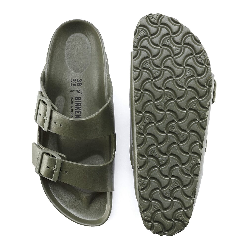 Birkenstock Women's Arizona Essentials EVA - BlackToe Running#colour_khaki