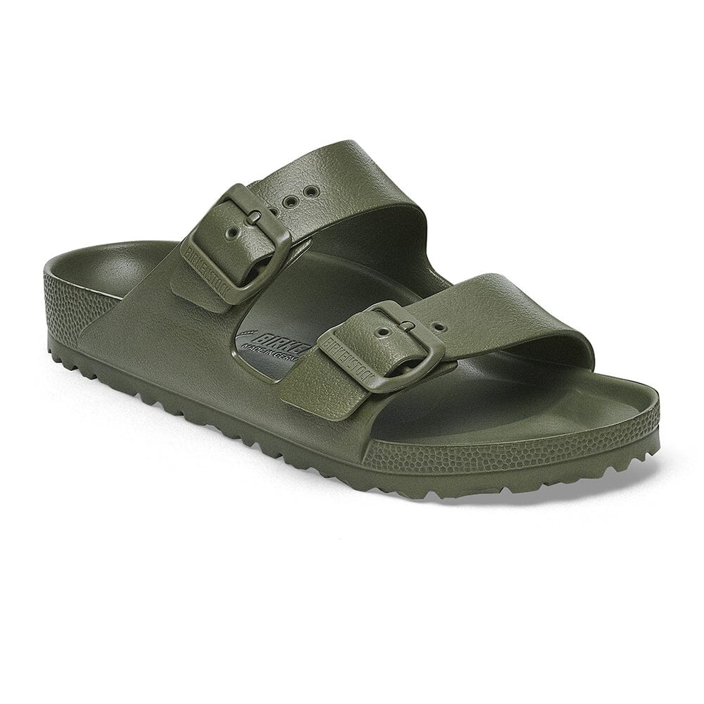 Birkenstock Women's Arizona Essentials EVA - BlackToe Running#colour_khaki