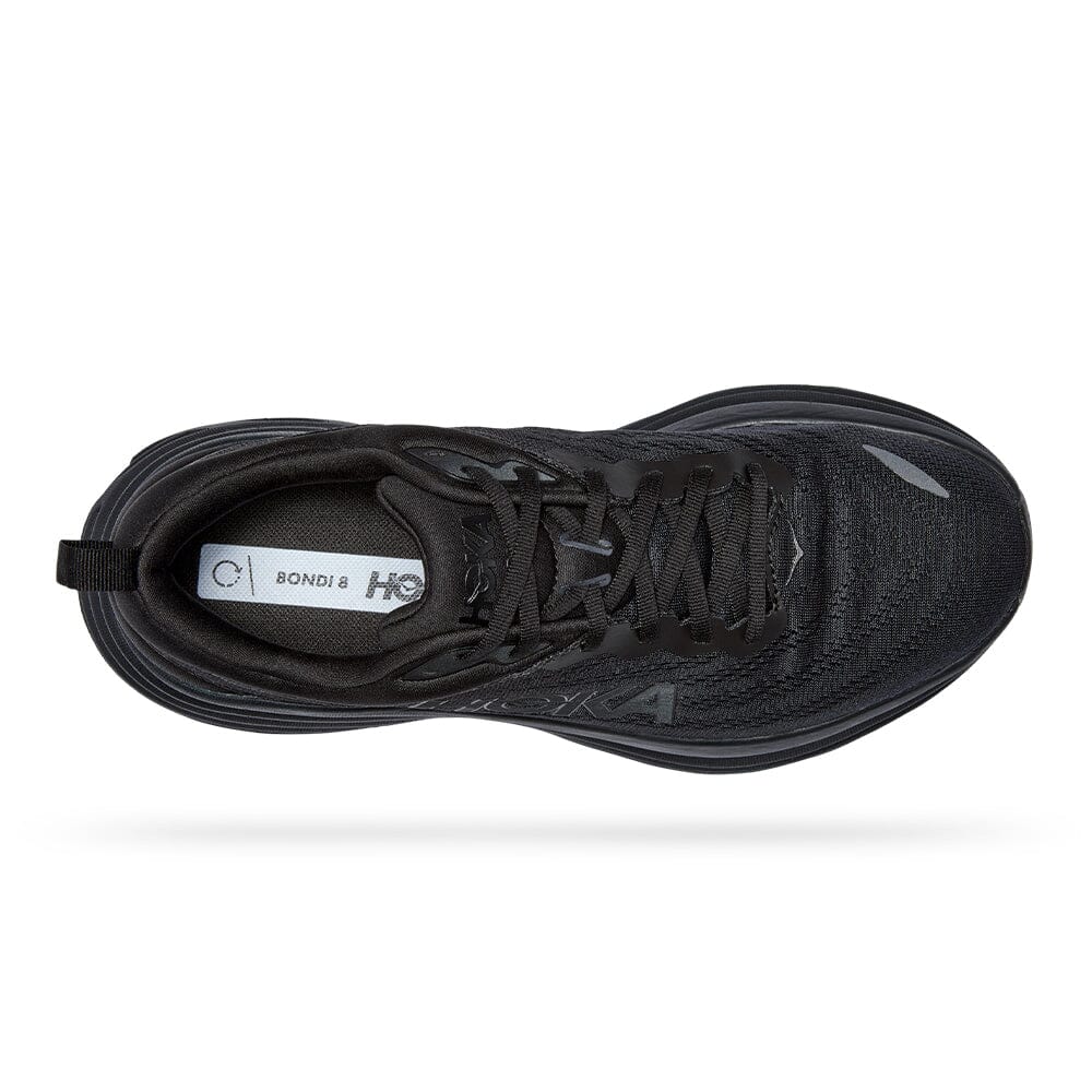 Hoka One One Men's Bondi 8 - BlackToe Running#colour_black-black