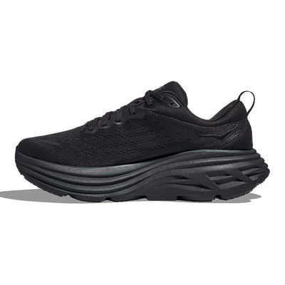 Hoka One One Men's Bondi 8 - BlackToe Running#colour_black-black