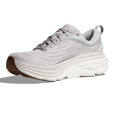 Hoka Men's Bondi 8 - BlackToe Running#colour_lunar-rock-nimbus-cloud