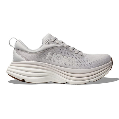 Hoka Men's Bondi 8 - BlackToe Running#colour_lunar-rock-nimbus-cloud