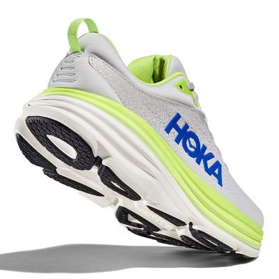 Hoka Men's Bondi 8 - BlackToe Running#colour_stardust-lettuce