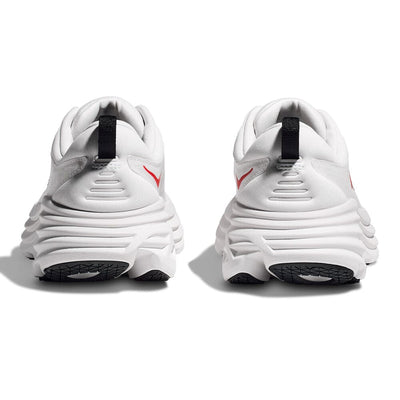 Hoka Men's Bondi 8 - BlackToe Running#colour_white-vermillion