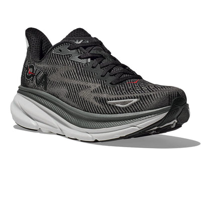 Hoka Men's Clifton 9 - BlackToe Running#colour_black-outer-orbit