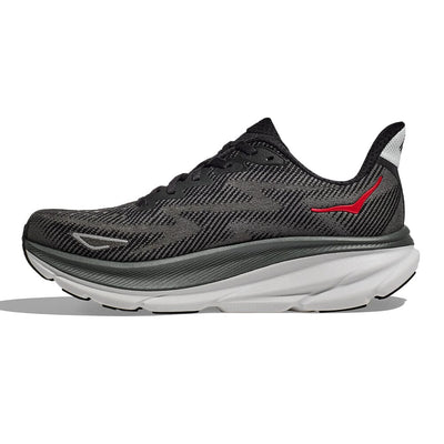 Hoka Men's Clifton 9 - BlackToe Running#colour_black-outer-orbit