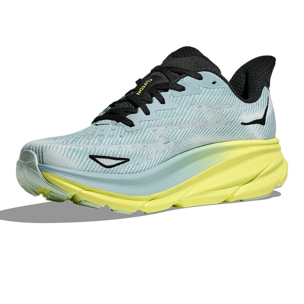 Hoka Men's Clifton 9 - BlackToe Running#colour_druzy-droplet