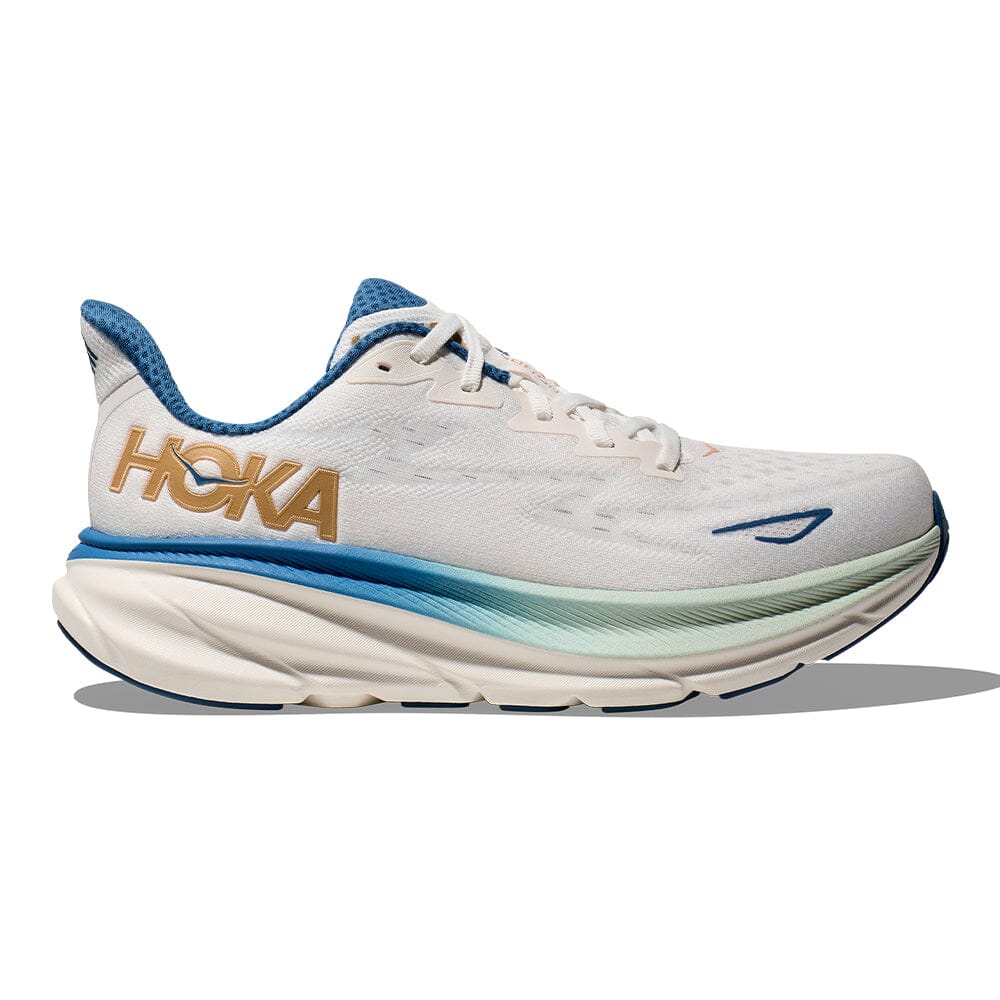 Hoka Men's Clifton 9 - BlackToe Running#colour_frost-gold