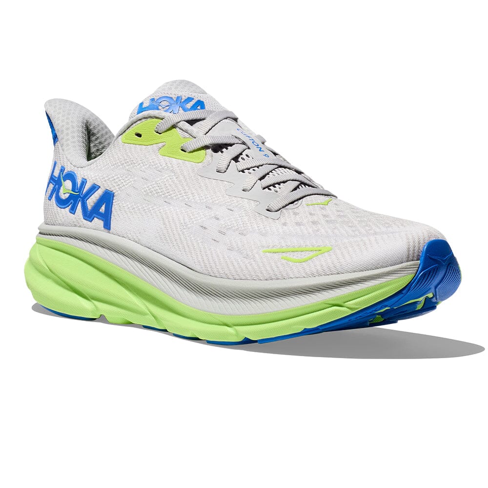 Hoka Men's Clifton 9 - BlackToe Running#colour_stardust-electric-cobalt