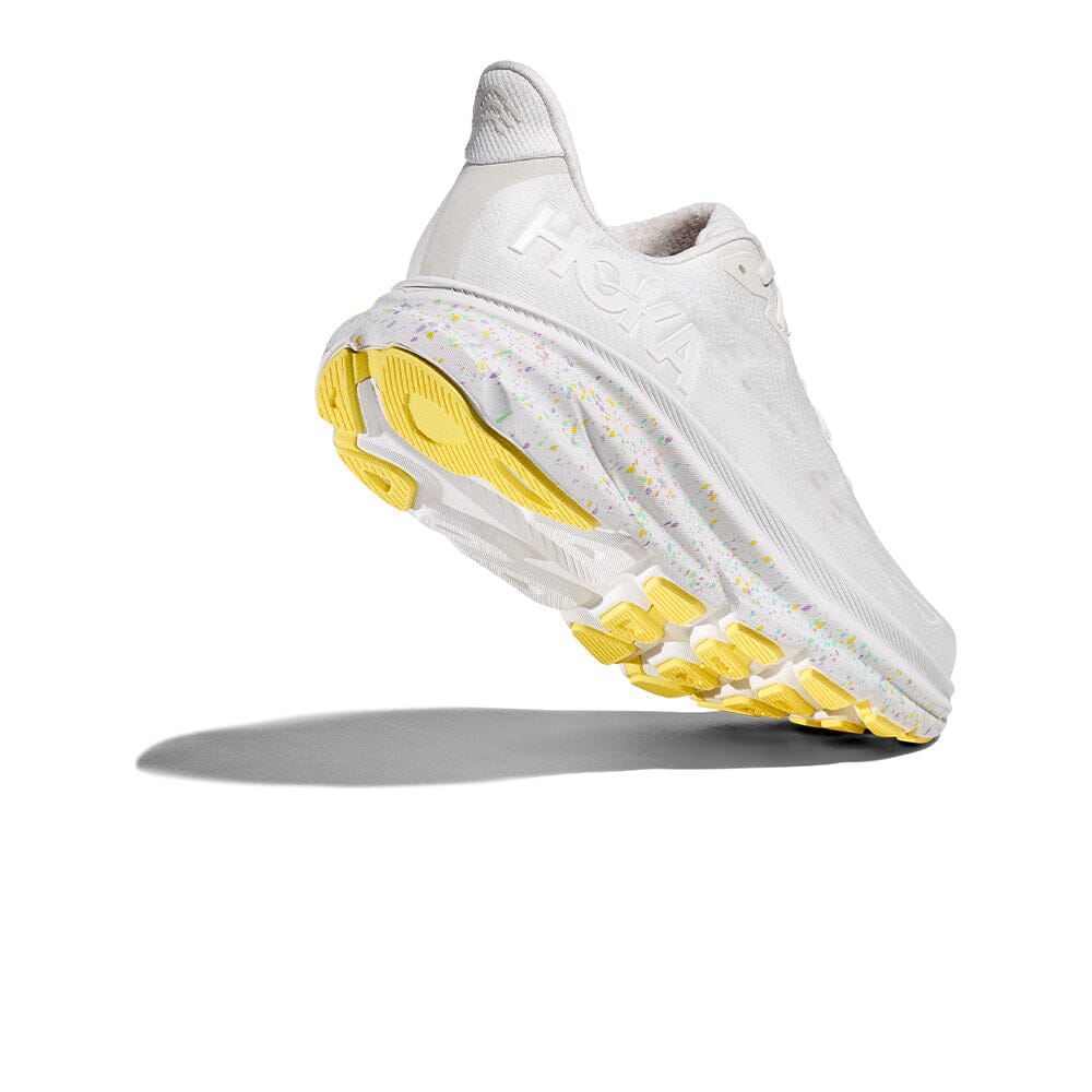 Hoka Men's Clifton 9 - BlackToe Running#colour_white-lemonade