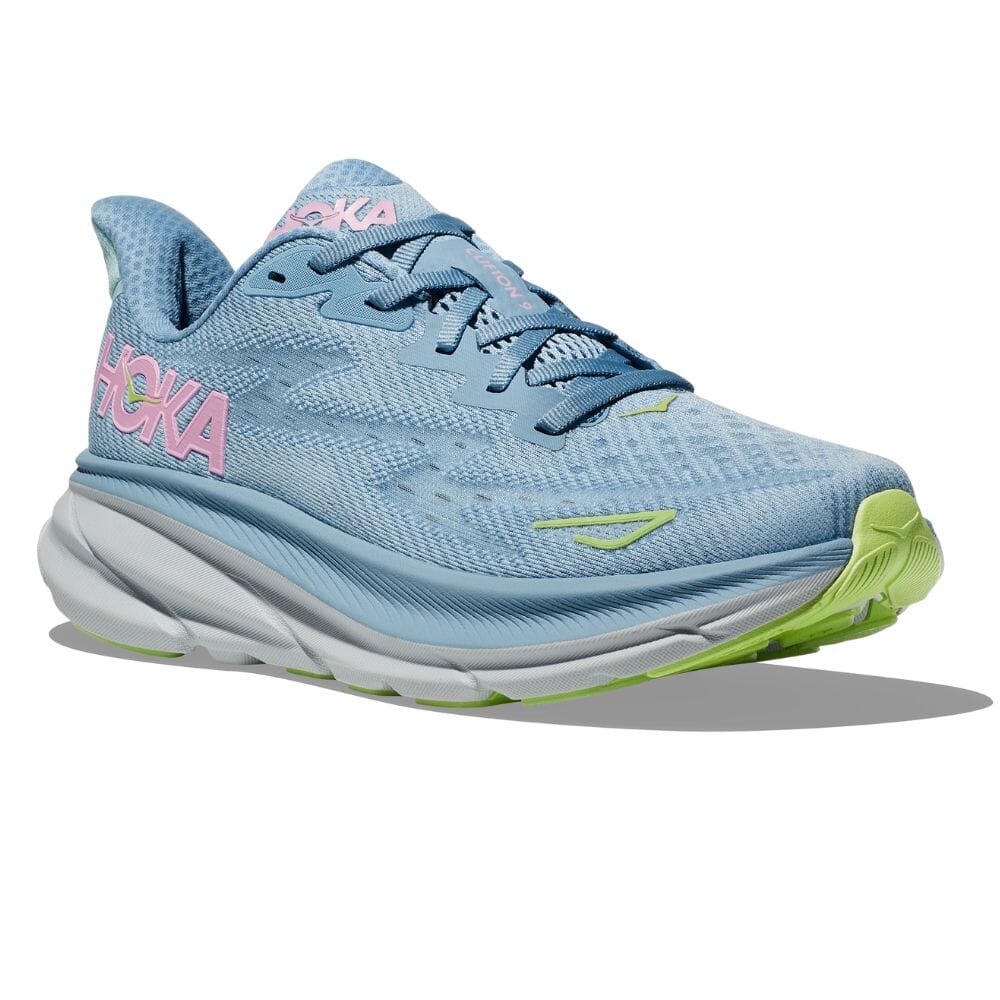 Hoka Women's Clifton 9 Women's Shoes - BlackToe Running#colour_dusk-twilight-pink