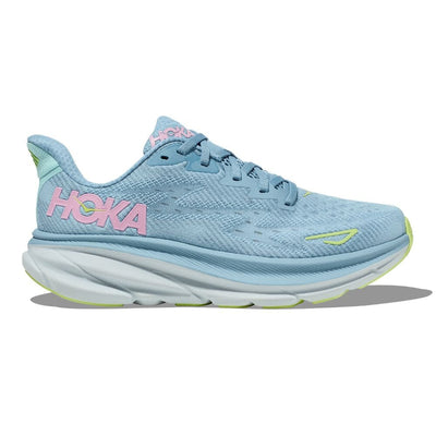 Hoka Women's Clifton 9 Women's Shoes - BlackToe Running#colour_dusk-twilight-pink