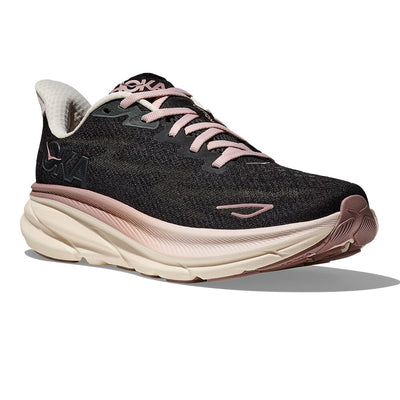 Hoka Women's Clifton 9 - BlackToe Running#colour_obsidian-quartzite