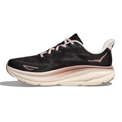 Hoka Women's Clifton 9 - BlackToe Running#colour_obsidian-quartzite