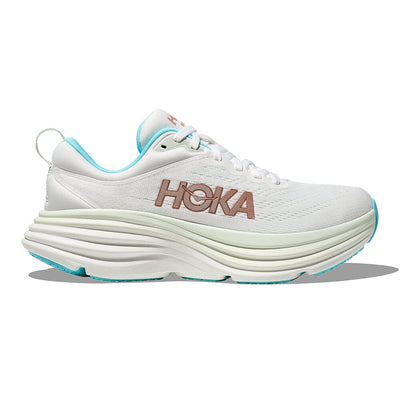 Hoka Women's Bondi 8 - BlackToe Running#colour_frost-rose-gold