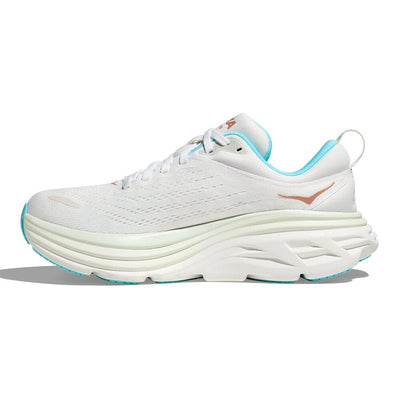 Hoka Women's Bondi 8 - BlackToe Running#colour_frost-rose-gold