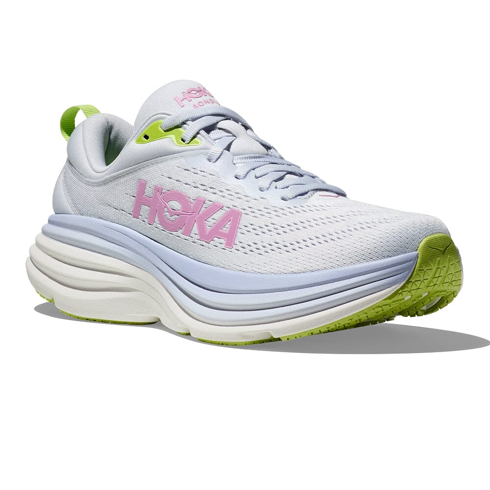 Hoka Women's Bondi 8 - BlackToe Running#colour_sea-ice-pink-twilight