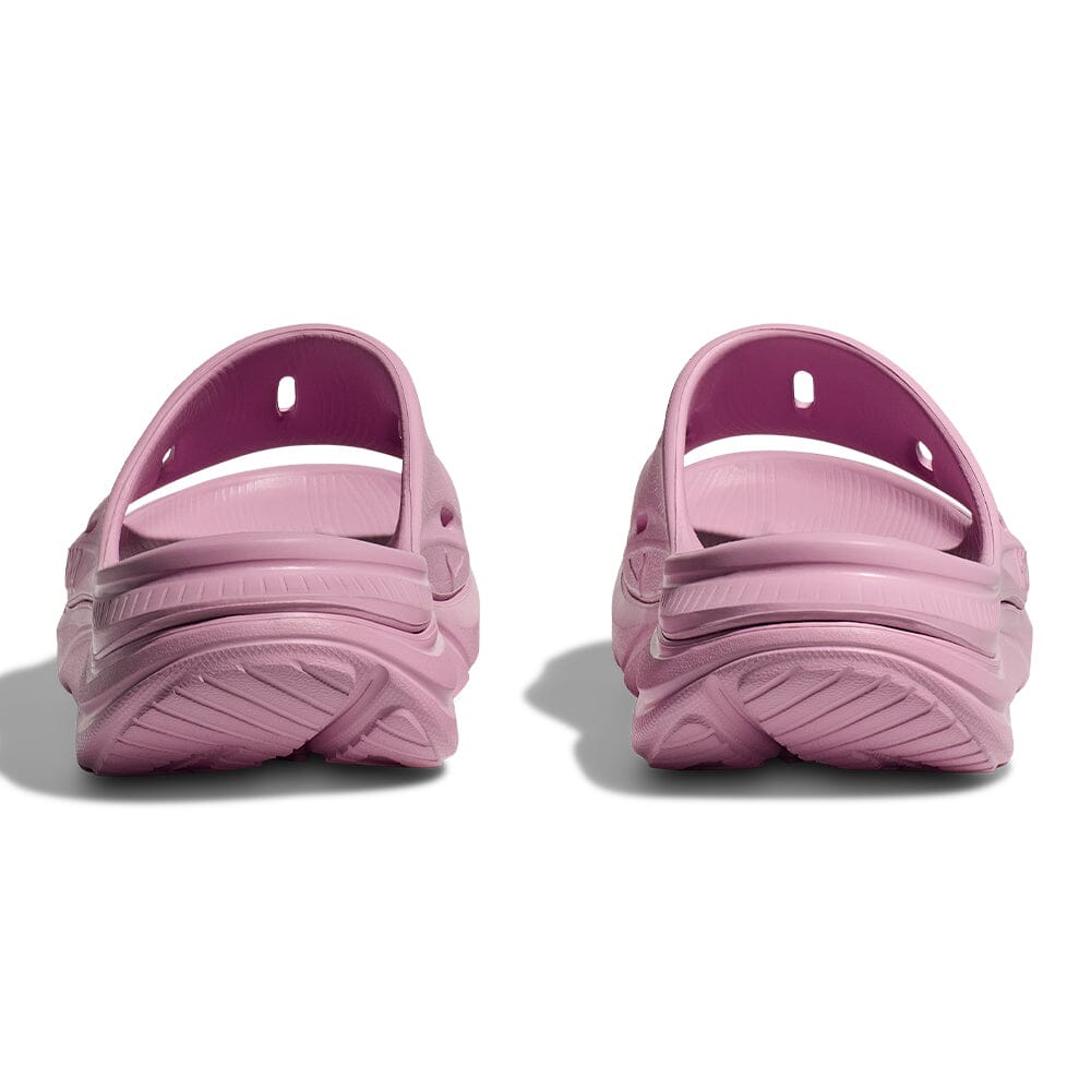 Hoka Ora Recovery Slide 3 - Pink - BlackToe Running#colour_pink-twilight