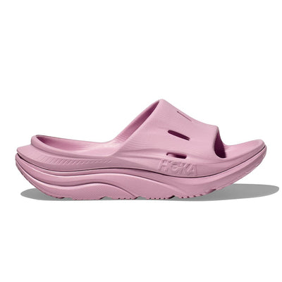 Hoka Ora Recovery Slide 3 - Pink - BlackToe Running#colour_pink-twilight