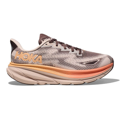 Hoka Women's Clifton 9 GTX - BlackToe Running#colour_cosmic-pearl-smoky-quartz