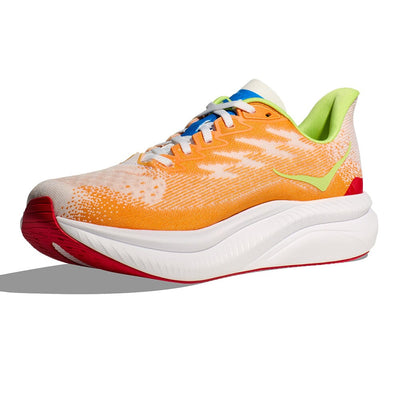 Hoka Men's Mach 6 - BlackToe Running#colour_white-solar-flare