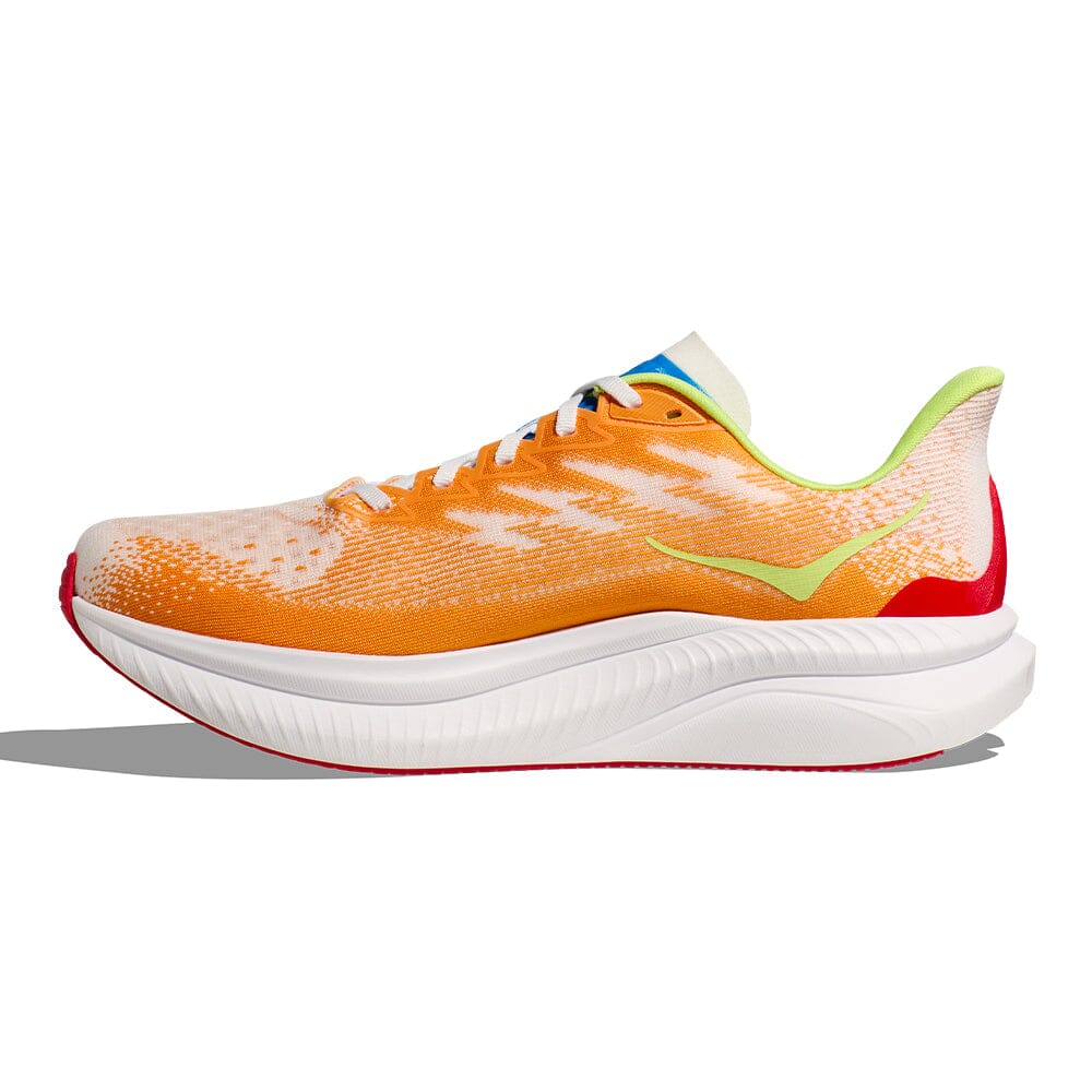 Hoka Men's Mach 6 - BlackToe Running#colour_white-solar-flare