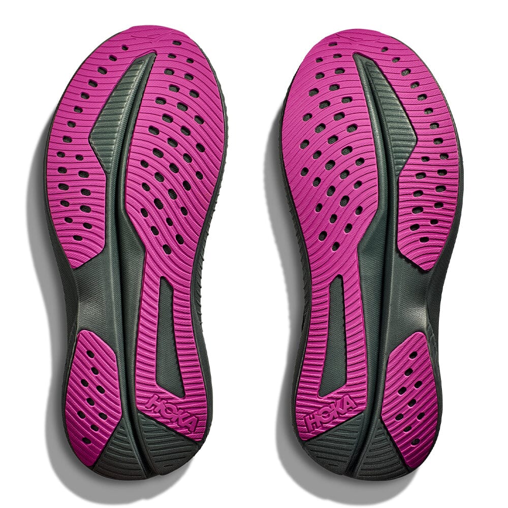 Hoka Women's Mach 6 - BlackToe Running#colour_black-fuchsia