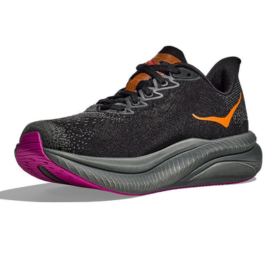 Hoka Women's Mach 6 - BlackToe Running#colour_black-fuchsia