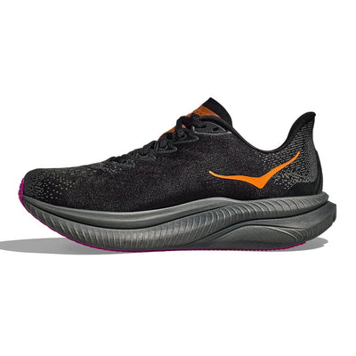 Hoka Women's Mach 6 - BlackToe Running#colour_black-fuchsia