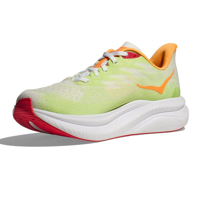 Hoka Women's Mach 6 - BlackToe Running#colour_white-lettuce