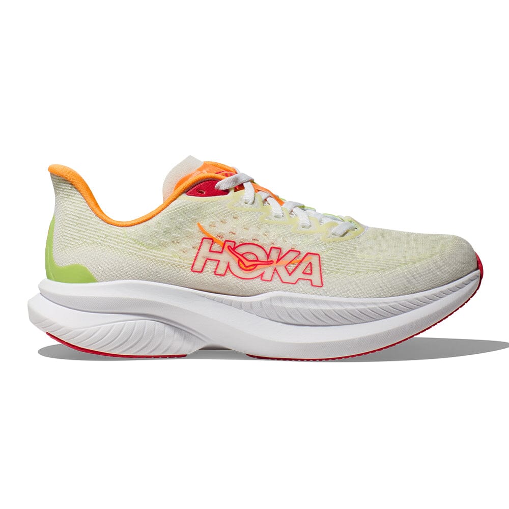 Hoka Women's Mach 6 - BlackToe Running#colour_white-lettuce