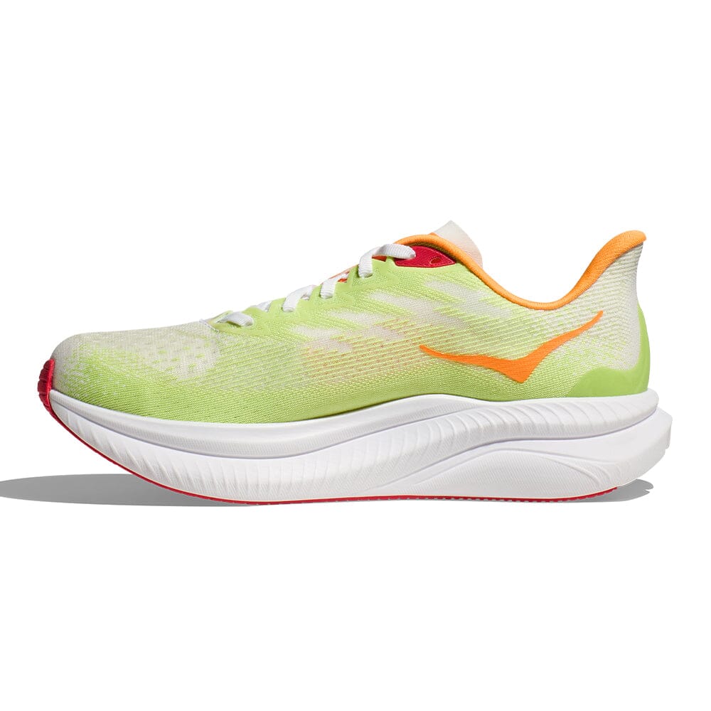 Hoka Women's Mach 6 - BlackToe Running#colour_white-lettuce