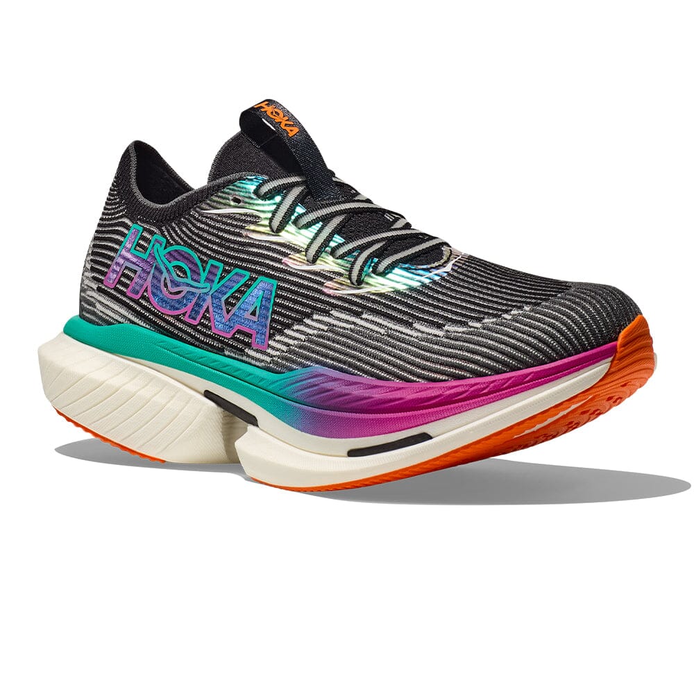 Hoka Cielo X1 - BlackToe Running#colour_black-electric-aqua